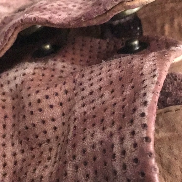 π FREE PEOPLE Pin Dot Distressed Leather Ankle Boots 5β Shaft Height Low Heel - Picture 10 of 11